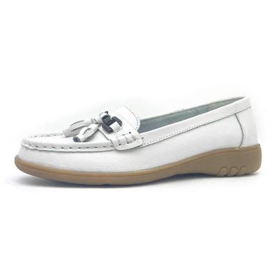 China Breathable UK Brand Tassel Leather Flexisole Loop Loafers for sale