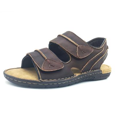 China Anti-Smell UK Brand Handmade Leather Touch Strap Sandal for sale