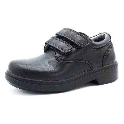 China Wholesale Anti-odor Australia Famous Brand Upper Layer Boy School Black Leather Shoes for sale