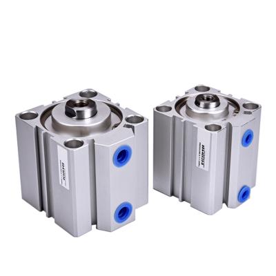 China Hotels SDA Air Cylinder Double Cylinder SDA12-5 SDA16-10 SDA20-15 Single Piston Pneumatic Compact Acting Pneumatic Cylinder for sale