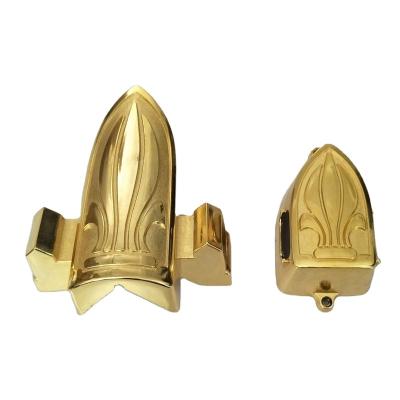 中国 China Factory Preferable Good Price Coffin CORNER Accessory Set Coffin Handles Metal 販売のため