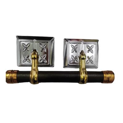 中国 Cheap Hardware Handle Device Funeral Casket Coffin Rack Bronze Metal Hardware 販売のため