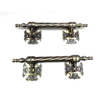 China Wholesale Coffin Handle Fittings Coffin Accessories Casket Handle Metal Funeral Hardware for sale