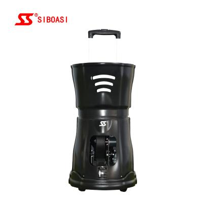 China New Arrival SIBOASI Tennis Ball Throwing Feeding Machine S3015 With 150 Lithium Battery for sale