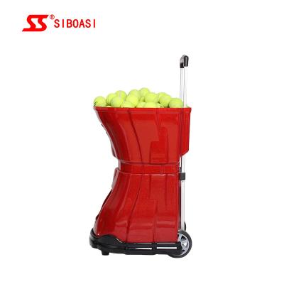 China Economic Price SIBOASI TENNIS BALL MACHINE ROBOT WITH REMOTE CONTROL S2015 150 for sale