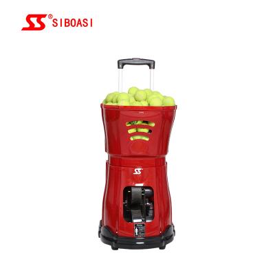 China SIBOASI Factory S2015 Hot Selling Tennis Ball Launcher Shooter Machine 120 Throwing Balls for sale