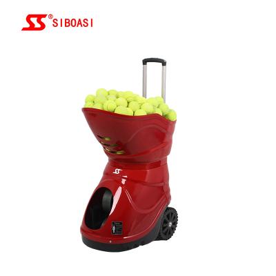 China New SIBOASI factory W7 tennis ball machine with remote control on sale 160pcs for sale