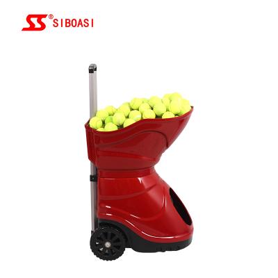 China Easy Operated Tennis Ball Shooting Machine Tennis Ball Trainer W7 64*53*62CM for sale