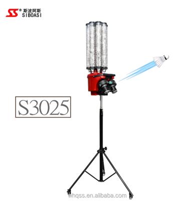 China SIBOASI Vertical Automatic Badminton Shuttlecock Training Shooter Machine S3025 for sale