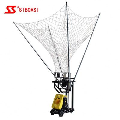 China SIBOASI s6829 programmed basketball passing machine throw basketball machine 5 balls for sale