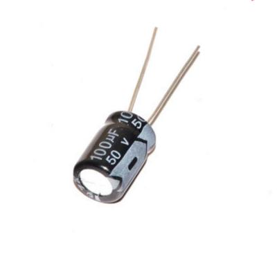 China NEW good quality 100UF 50V 8X12 general purpose aluminum electronic capacitors for sale