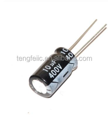 China NEW 400V 10UF 10*16 10*17 general purpose aluminum electronic capacitors with good quality for sale