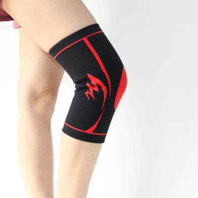 China New Universal Compression Sports Nylon Elastic Knitted Knee Sleeve Pad Breathable Kneepad for sale