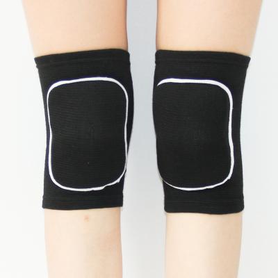 China Adult high quality thick ed dance cotton non-slip knee brace pad with elastic knitting knee pad for sale