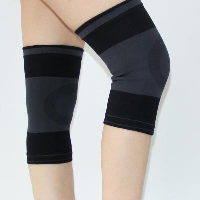 China Universal Wholesale Breathable Elastic Bamboo Sports Safety Charcoal Cotton Kneepad Knee Sleeve Support for sale