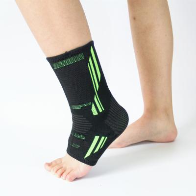 China 2020 New Breathable Gym Feet Protect Neoprene Material Green Elastic Sports Ankle Support for sale