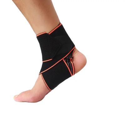 China Adjustable Fitness Breathable Cross Compression Exercise Torsion Ankle Protection for sale