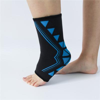 China Breathable Sport Pressurized Ankle Wraps Protector Bands Assisted Recovery Thin Adjustable Elastic Ankle Tension Brace for sale