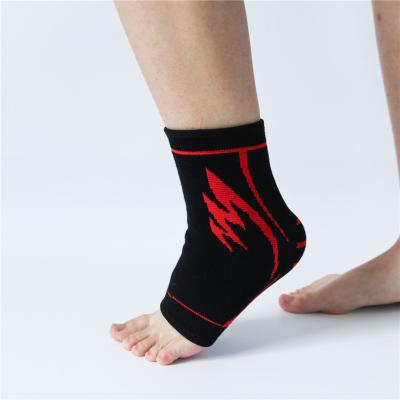 China Breathable Nylon Protective Breathable Red Stripe Sports Ankle Pad for sale