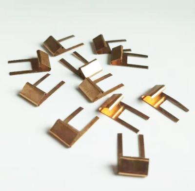 China Apartment ; Leaf ; High Quality Brass Flat Spring Copper Shrapnel Plate OEM Spring Clip for sale