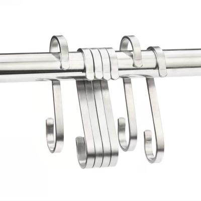 China High Quality Heavy Industry Metal S Shape Flat Stainless Hook for sale