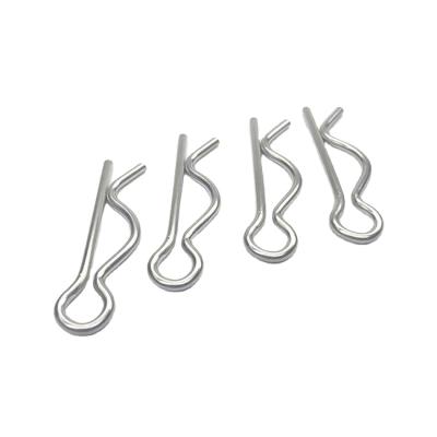 China Stainless Steel Steel Wire R Shape Spring Key Clips R Clip Spring Retaining Pin for sale