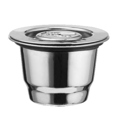 China Sustainable ICAFILAS Nespresso Coffee Capsules Reusable Metal Stainless Steel for sale