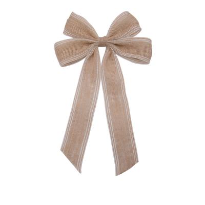 China High quality natural art jute ribbon bow for wrapping for sale