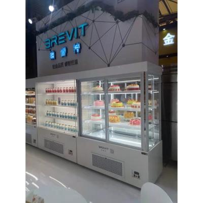 China Single-temperature Front Entrance or Rear Door 4 or 5 Layer Cake Showcase Display Refrigerator Vertical CAKE SHOWCASE for sale