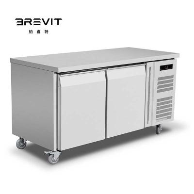 China BREVIT Double-temperature Excellence Stainless Steel Instant Deep Freezer Fridge Horizontal Commercial Fridge For Sale for sale