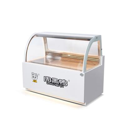 China Single-temperature Appetizer Large Portable Supermarket Display Ice Meat Dip Freezer For Store Cooked Food Cabinet for sale