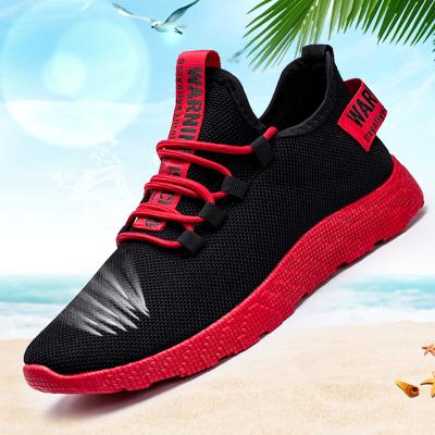 China New Fashion Wholesale Cheap Anti-slippery Breathable Mesh Band Sport Casual Tennis Trainers Shoes Men Running Sneakers for sale