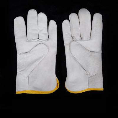 China DianSen Comfortable Sheepskin Welder High Temperature Welding Gloves Welding Gloves Welding Safety Gloves for sale