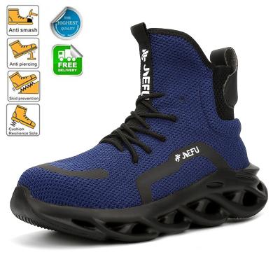 China Steel Toe Men's Steel Toe Safety Shoes Reject Anti-Sensational Sneakers Indestructible Work Shoes for sale