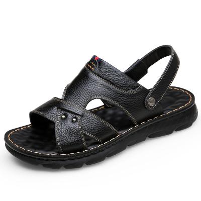 China 2020 Deodorization Fashion Summer Beach Outdoor Light Weight Sports Comfortable Casual Breathable Men's Leather Sandals for sale