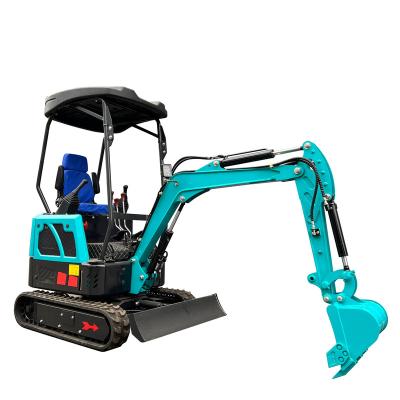 China Building material shops new cheap price AC17 small crawler excavator 1500kg mini hydraulic digger mini garden farm digging 1.5ton for sale for sale