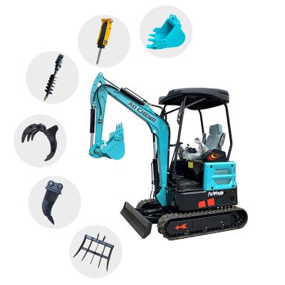 China Building Material Shop 2 Ton Mini Digger Backhoe Excavator With High Price Cheap Efficiency From 2 Ton Mini Excavator Hydraulic Excavator Factory for sale