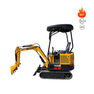 China Hot Sale Mini Excavator Building Material Stores AC 13 Kit 1200 Kg Mini Excavator Bagger Mini Hydraulic Tilt Bucket for sale