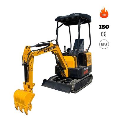 China Construction material shops free shipping micro excavator 1200 kg Chinese mini excavator digger with trailer for sale price with CE/ISO for sale