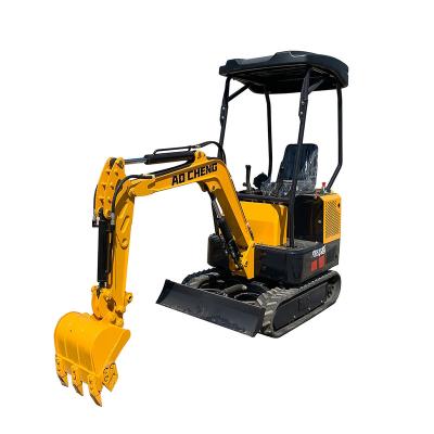 China Construction Material Shops 1.2 Ton Hydraulic Mini Digging Loader Machine Best Price Excavators Meet EPA/EURO 5 Emission for sale