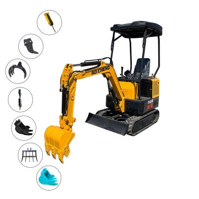 China Building Material Shops Chinese Agricultural Machinery Mini Garden Household Excavator Meets Euro 5 EPA Emission for sale