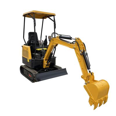 China Construction Material Stores New Bagger For Sale Digger Cheap Price Chinese Small Hydraulic Rubber Track Digging Machine 1000 Kg for sale