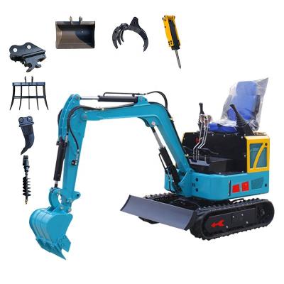 China Construction Material Shops AC16S Small Crawler Bagger Attachments Mini Excav Retro Excavator 0.8t 1t 1.2t 1.5t 2t Kubota Hydraulic Engine For Sale for sale