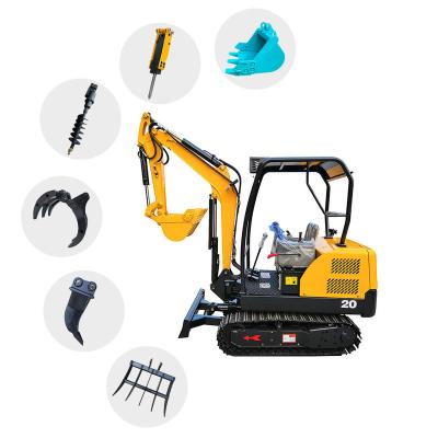 China Building Material Shops 2 T Super Hydraulic Mini Excavator China New Design Mini Crawler Excavator Machine With Optional Accessories for sale