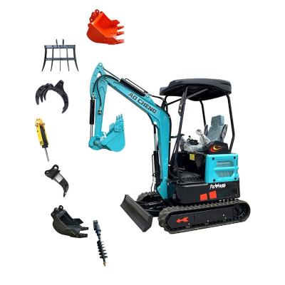 China Building Material Shops Aocheng-20 Mini Garden Digger Excavator Chinese Manufacture 1.8 Ton Small Crawler Excavator For Sale for sale