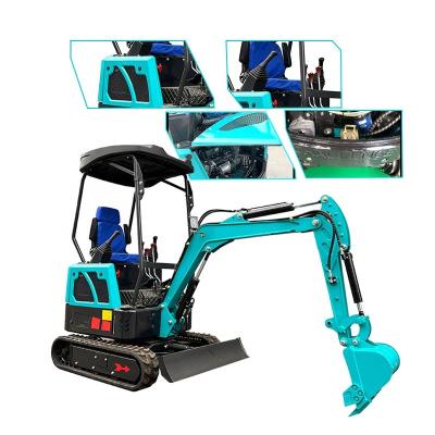 China Construction Material Shops AC17 1.5T 1.7T Mini Hydraulic Excavator Mini Electric Digger Bagger With Competitive Prices Meet CE/EPA/EURO 5 Emission for sale