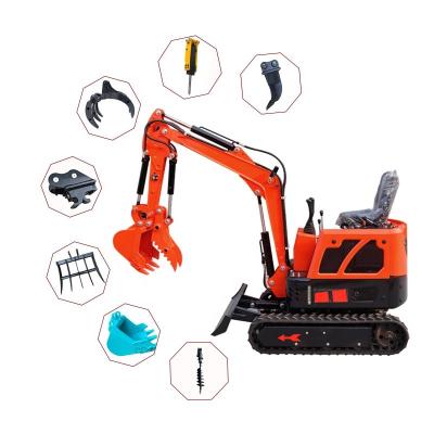 China CE EPA Factory Price Chinese Excavators Hydraulic Pilot Joystick Micro Mini Excavator Stores Ac17S Building Material 1.5 Ton Small Garden Excavator for sale