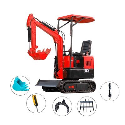 China Construction material shops new mini koparka AC10 mini excavator price 1000kg 1 1.5 ton excavator small digger 2 ton with CE EPA for sale bagger for sale