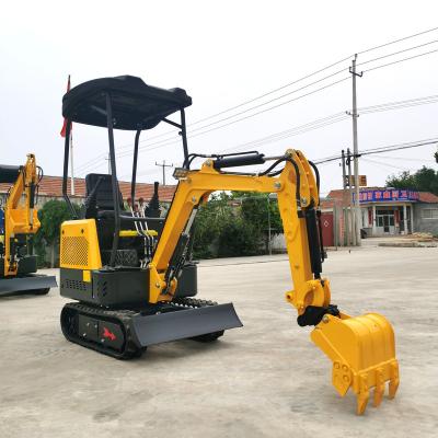 China Construction Material Stores AC10S Mini Tractor Backhoe Towable 1 Ton Construction New Excavator Price Mini Excavator Diesel With Attachment For Sale for sale