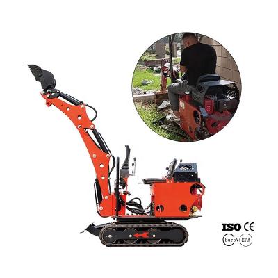 China Building Material Shops AC08 Small Excavator 0.8ton Crawler Hydraulic Excavator Garden Used Mini Digger Machine for sale